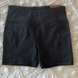 High rise Reebok biker shorts